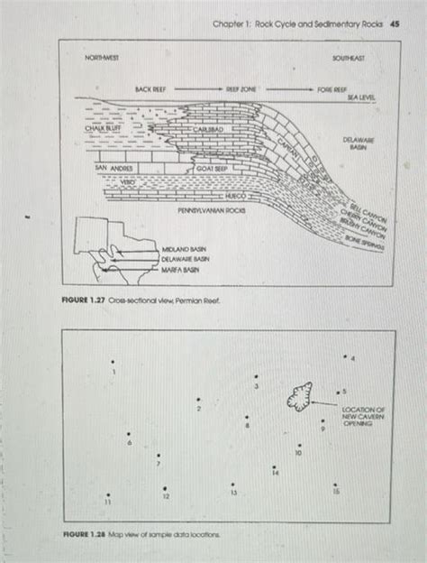 Solved 44 Historical Geology Exercise 1-4 CARLSBAD CAVERNS, | Chegg.com