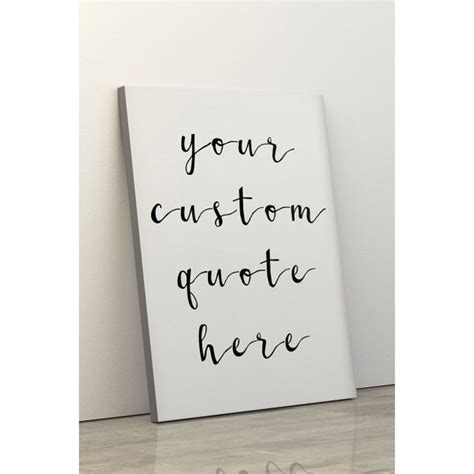 Custom Quote Poster - Etsy