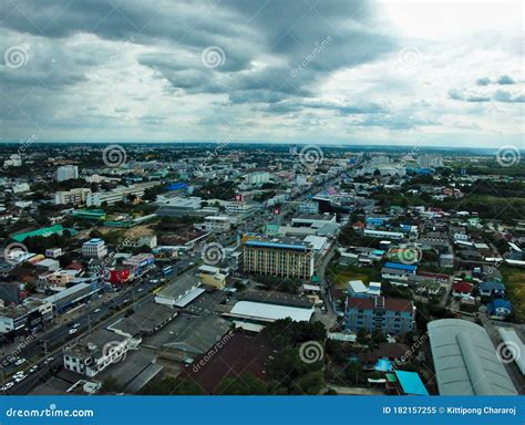 NAKHON RATCHASIMA CITY THAILAND-09 AUGUST 2019:Landscape of Nakhon ...