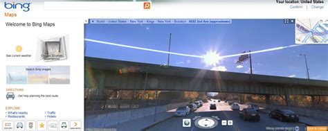 Bing Satellite Maps Street View