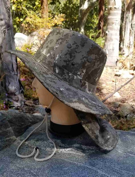 Boonie Tactical Hat With Wide Brim And Neck Flap