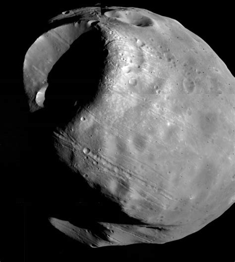 APOD: 2003 April 6 - Phobos: Doomed Moon of Mars