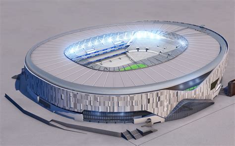 Tottenham Football Stadium 3D Model $249 - .max .obj .c4d - Free3D