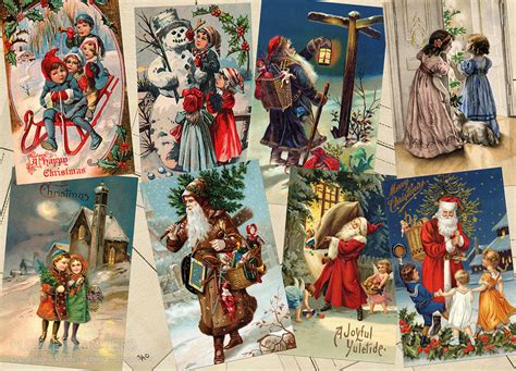 Vintage Christmas Cards – Puzzle Lovers