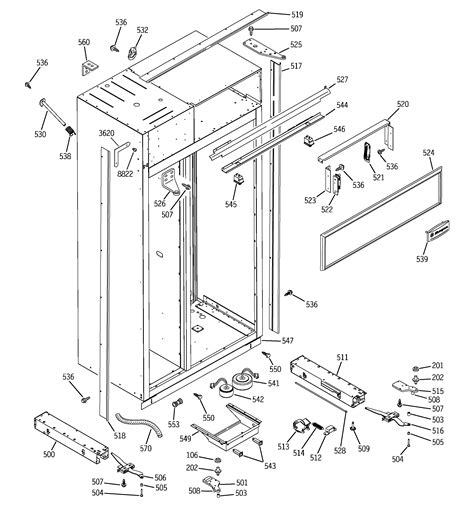 Refrigerator Parts: Ge Monogram Refrigerator Parts Diagram