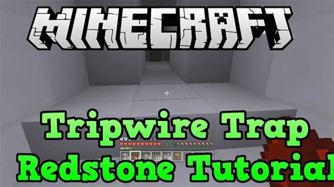 Minecraft Xbox 360 + PS3: TU14 Tripwire Trap Tutorial | Tripwire, How ...