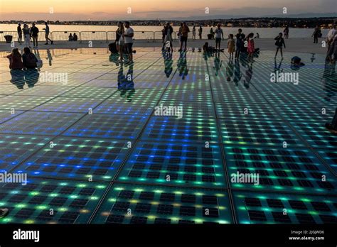 Zadar sun salutation show hi-res stock photography and images - Alamy