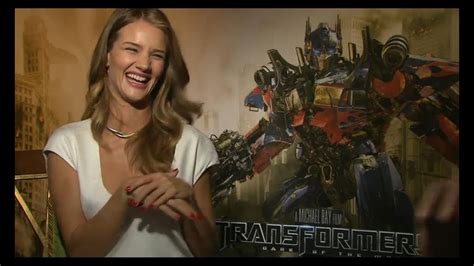 Rosie Huntington-Whiteley Interview - Transformers 3: Dark of the Moon - YouTube