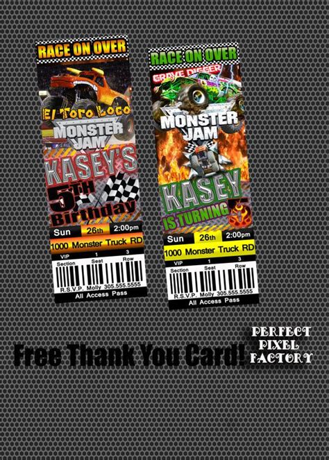 Monster truck jam ticket - getyourladeg