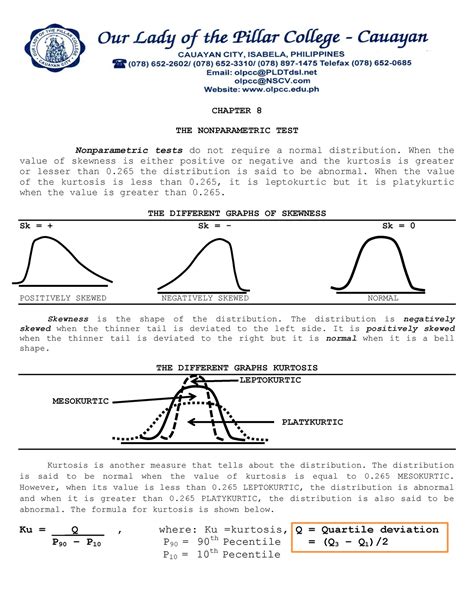 Chapter 8 THE Nonparametric TEST Hypothesis Testing - CHAPTER 8 THE NONPARAMETRIC TEST ...