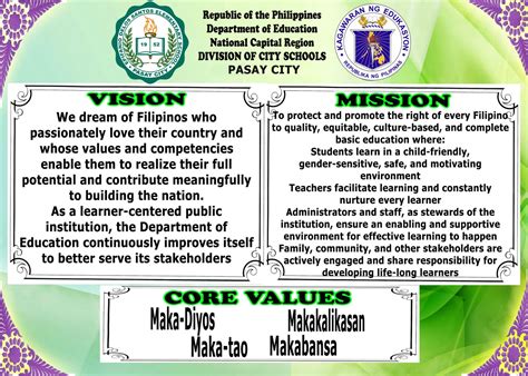 mission and vision of deped - philippin news collections