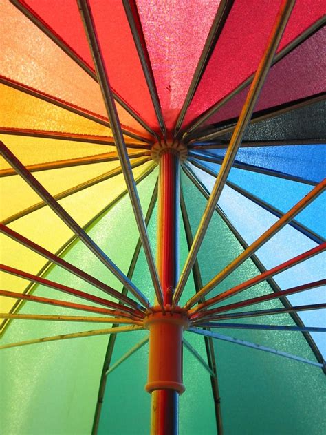 Colourful Umbrella | Colores, Objetos, Arcoíris