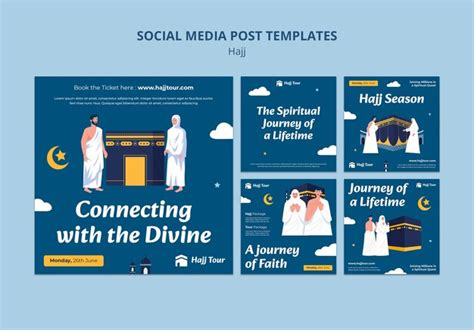 Free PSD | Hajj season instagram posts