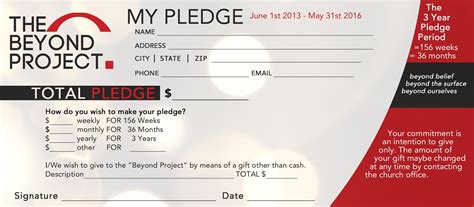 Image result for pledge cards | Capital campaign, Pledge, Card template