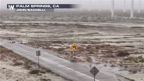 Palm Springs Flash Flood | Not what you would expect to see in a desert. Palm Springs, CA ...