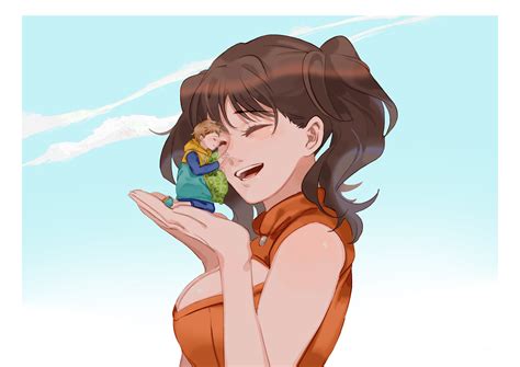 Diane x King [by Yuu] : r/GiantAnimeGirls