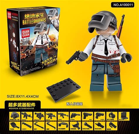 QUAN GUAN 100011: PUBG Minifigs Preview (Most Accurate Yet)