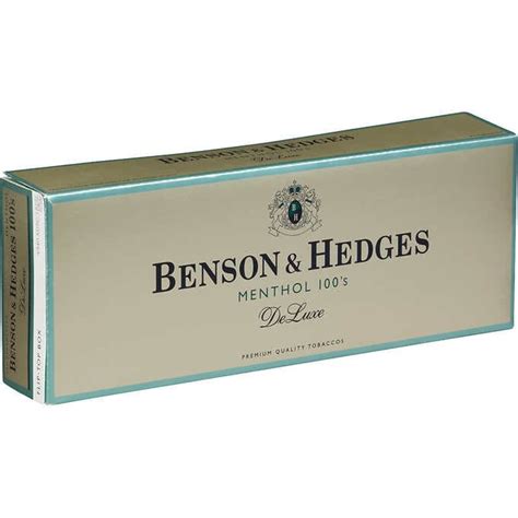 Benson & Hedges Menthol 100’s Deluxe – S & O Wholesale