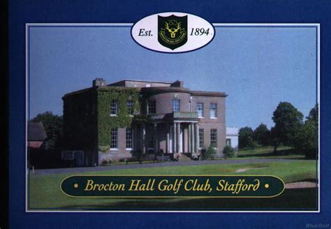 Brocton Hall Golf Club - Course Profile | Course Database