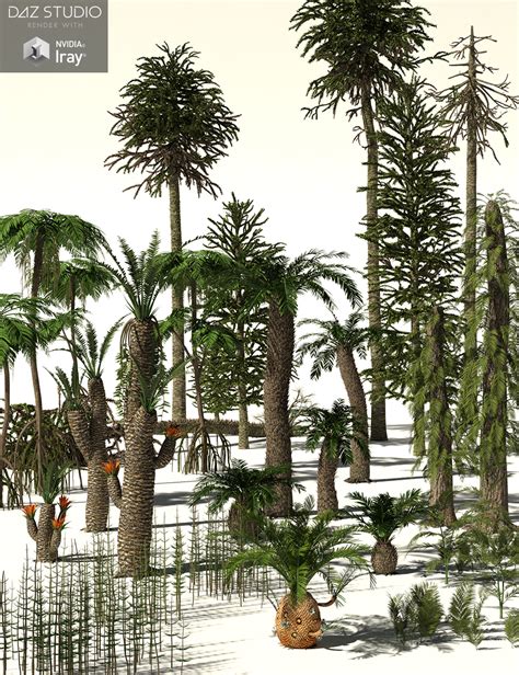 RPC Volume 6: Mesozoic Plants and Trees for Daz Studio and Vue | Daz 3D