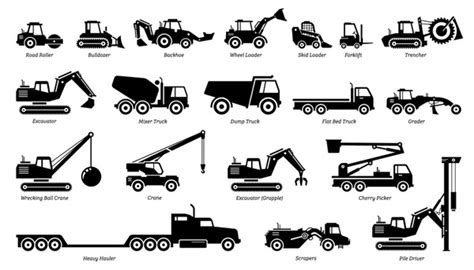 53,640 Construction Machinery Silhouette Images, Stock Photos, 3D ...