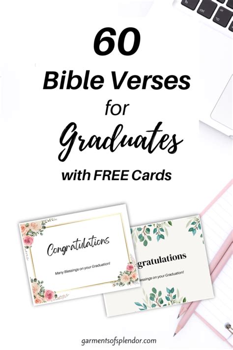 60 Inspiring Bible Verses for Graduates (With Free Printable Cards)