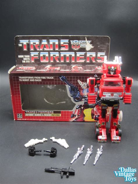 Transformers G1 1985 Inferno Complete with Box (1C)