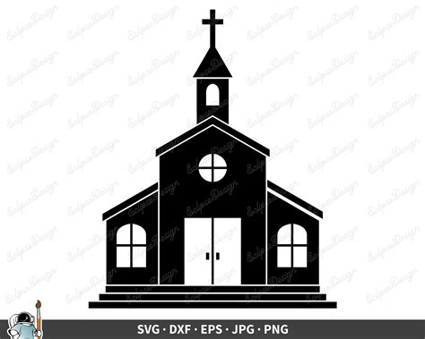 Church SVG Church Clip Art Vector Church Clipart Church Cricut - Etsy ...