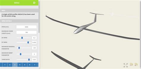 Glider Plane Design Tool