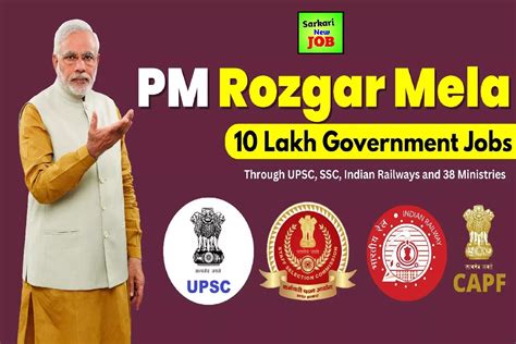 PM Rojgar Mela 2022 | 10 Lakh Jobs, Online Registration : PM Rojgar ...