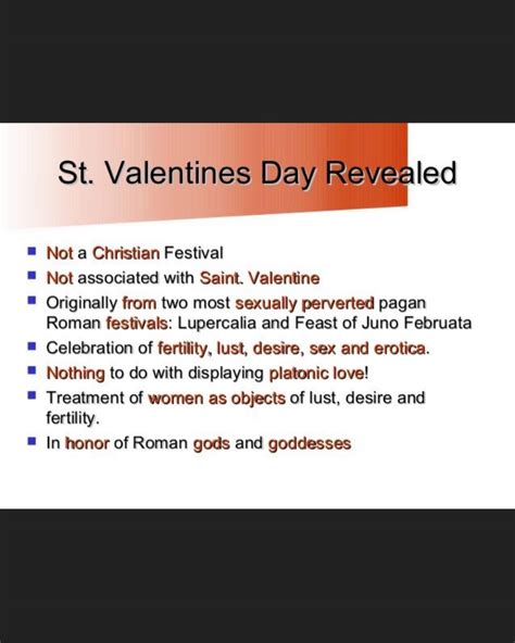 Yes, St Valentines day is pagan too. Noticing a... - pugzmanIII