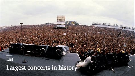 Greatest Concerts Ever? These Are 8 Biggest Live Shows of All Time ...