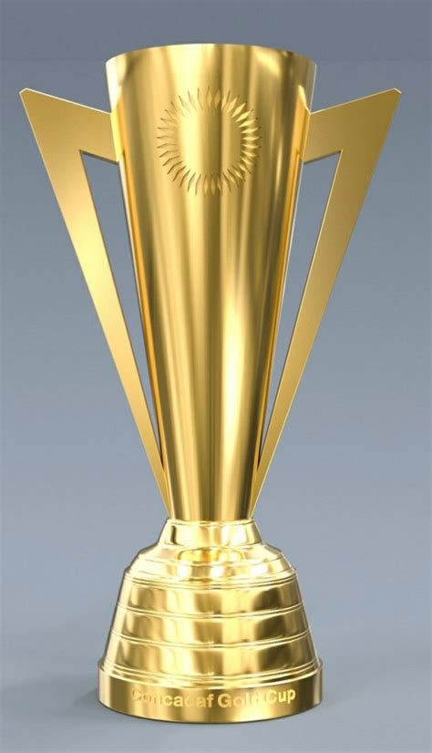 Gold Cup Concacaf Trophy 3D Model and 3D printing STL File Cup Design ...