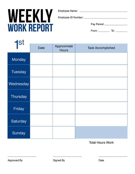 45+ Weekly Report Templates - DOC, Excel, PDF