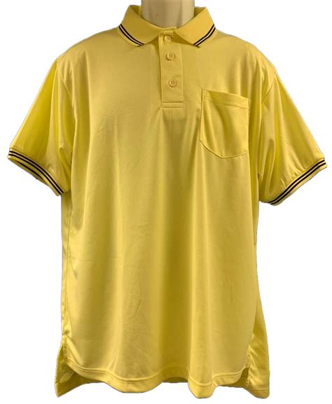 Light Yellow Umpire Shirts, Umpires Apparel, Clothing, Umpiring Uniforms and Jerseys – Smitteez ...