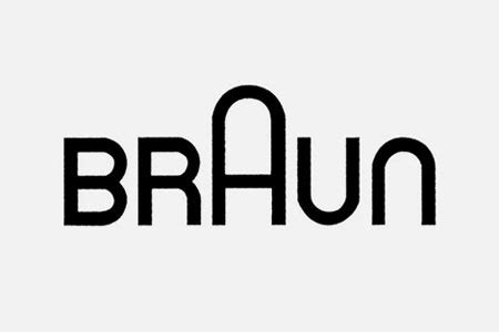 The evolution of the Braun logo