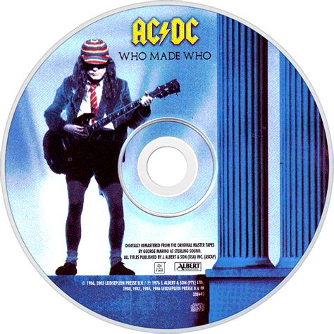 [最も選択された] Ac/dc Who Made Who Album Cover 265454-Ac Dc Who Made Who Album Cover