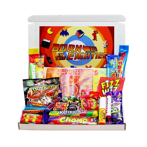 Born in the Eighties Retro Sweets Mini Gift Box – Letterbox Friendly