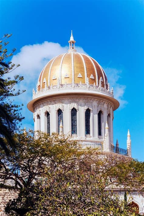 Bab Shrine in Bahai Garden stock image. Image of view - 59440997