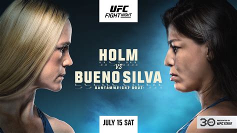 Holm Faces Bueno Silva On Classic APEX Card: UFC Vegas 77 Fight Card ...