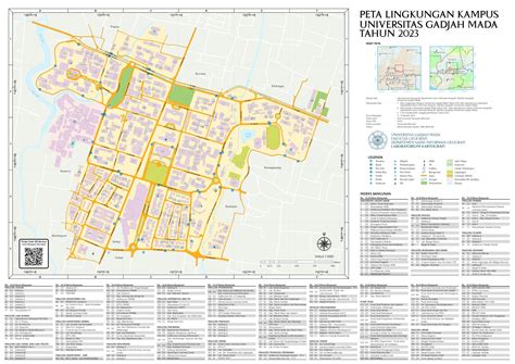 Peta Kampus Universitas Gadjah Mada – Fakultas Geografi