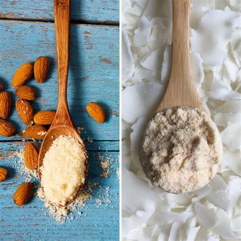 Difference Between Almond Flour, All Purpose Flour, Coconut Flour