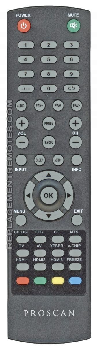 Buy Proscan RCPLDED002 TV TV Remote Control