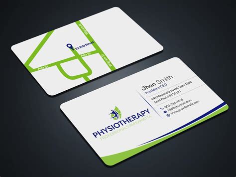 design business card for physiotherapy clinic | Freelancer