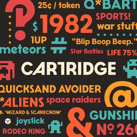 A Retro Font Inspired by an Atari 2600 Cattle Ranching Game – Eye on Design