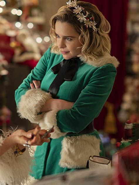 Last Christmas Emilia Clarke Green Jacket - JAJ Store