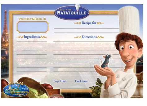 ratatouille movie recipe book - Leonore Cheatham