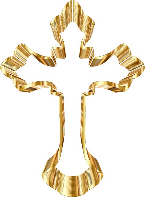 Communion clipart gold cross baptism, Communion gold cross baptism Transparent FREE for download ...