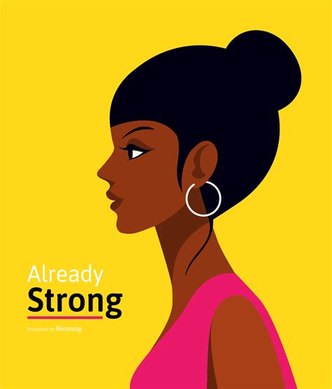 Already Strong Woman Vector Poster 191649 Vector Art at Vecteezy