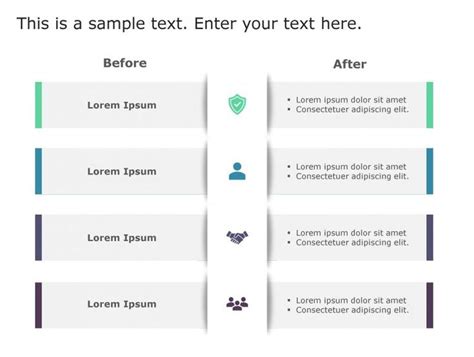 Before After PowerPoint Template 22 | Powerpoint templates, Templates, Power point template